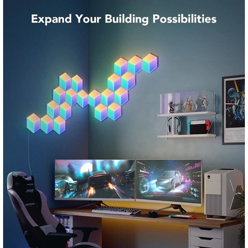 Govee Glide Hexa Pro LED Light Panels 10PCS - H6066 Govee Glide Hexa Pro LED Light Panels 10PCS - H6066